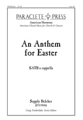 Anthem for Easter SATB choral sheet music cover